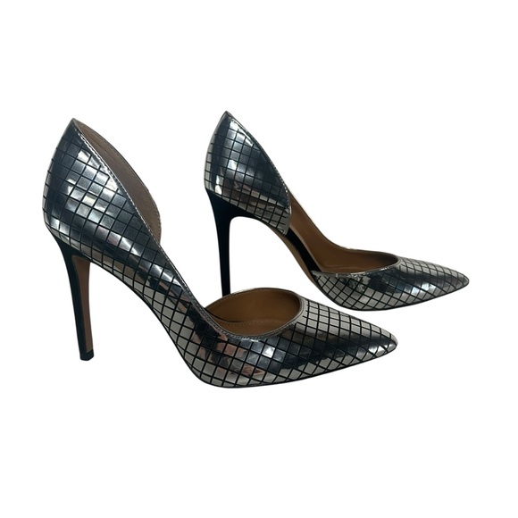 JESSICA SIMPSON / Metallic Disco Print Heels / Size 6.5 - Picture 2 of 6